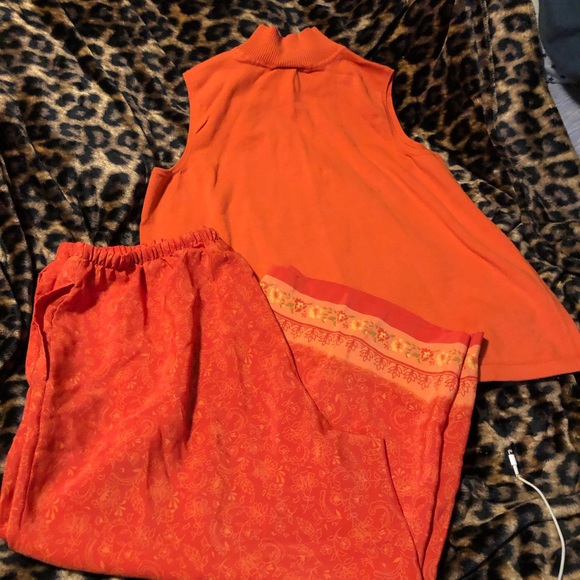 Venezia Lane Bryant draw string pants and sweater set - Picture 2 of 4